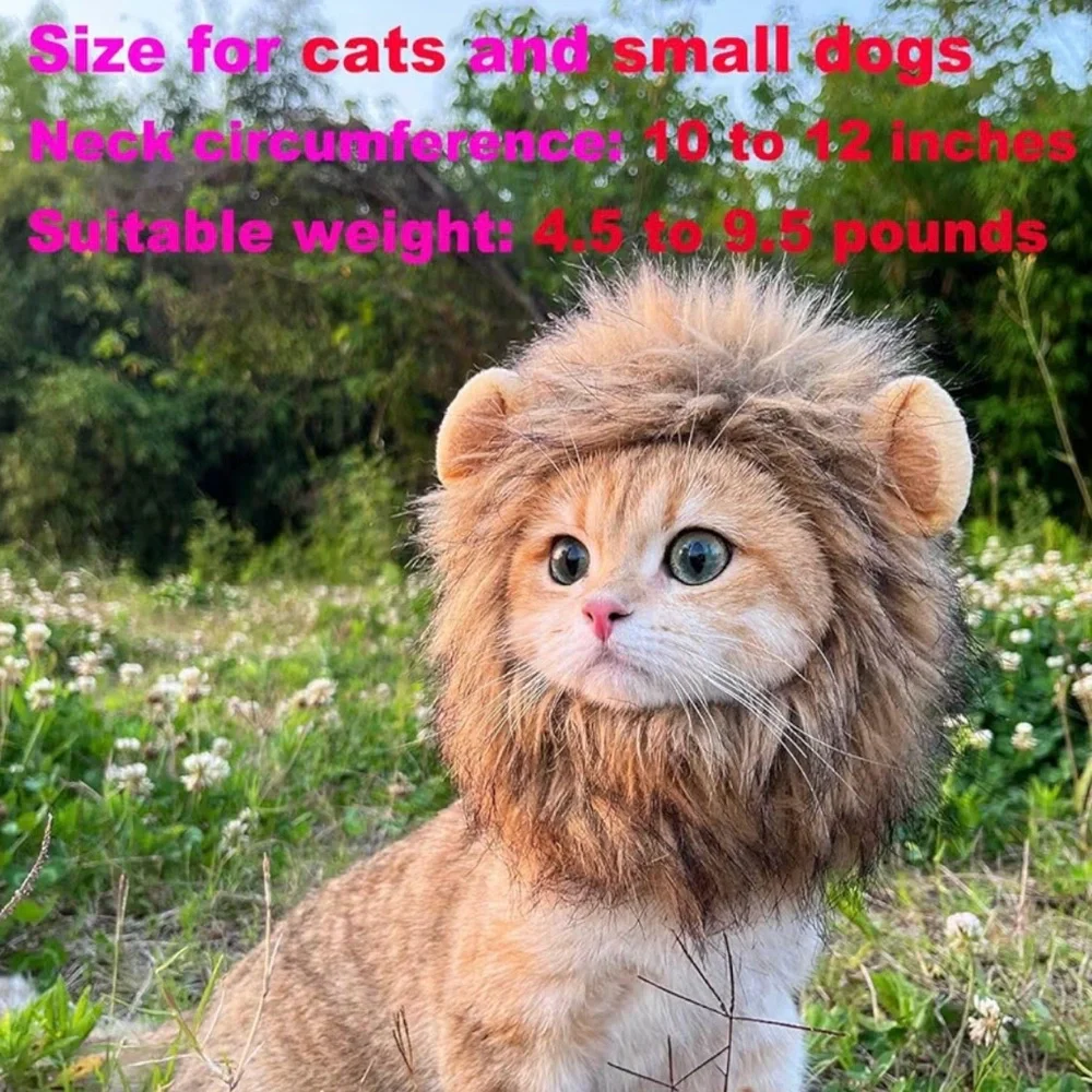 Lion Mane Wig for Cat Costume